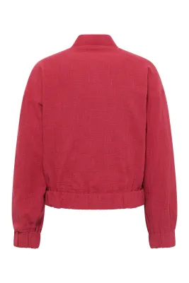 Preview: Jacke Rumii aus Bio-Baumwolle - garnet red